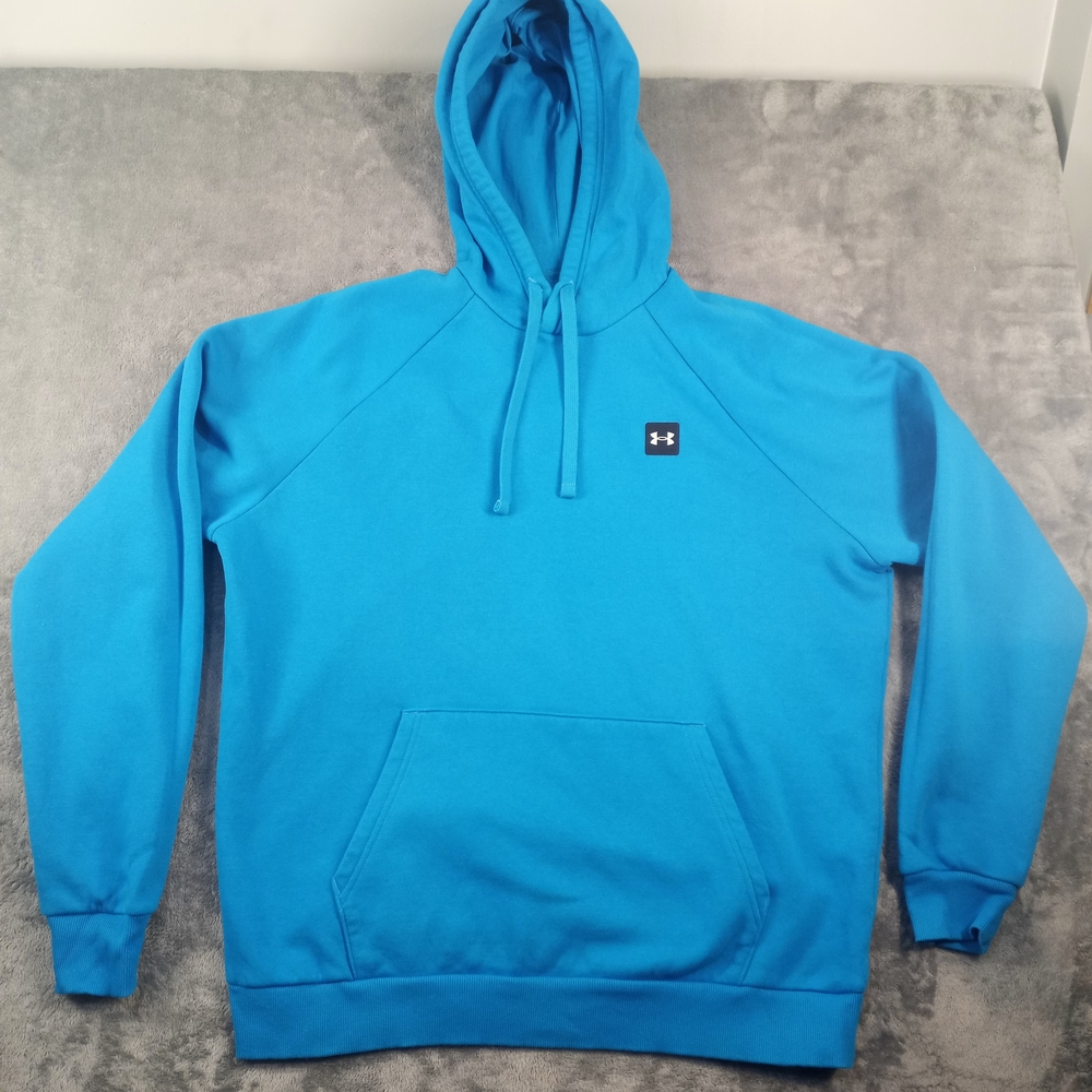 Under Armour Men's Blue Pullover Hoodie Sweater Size Large